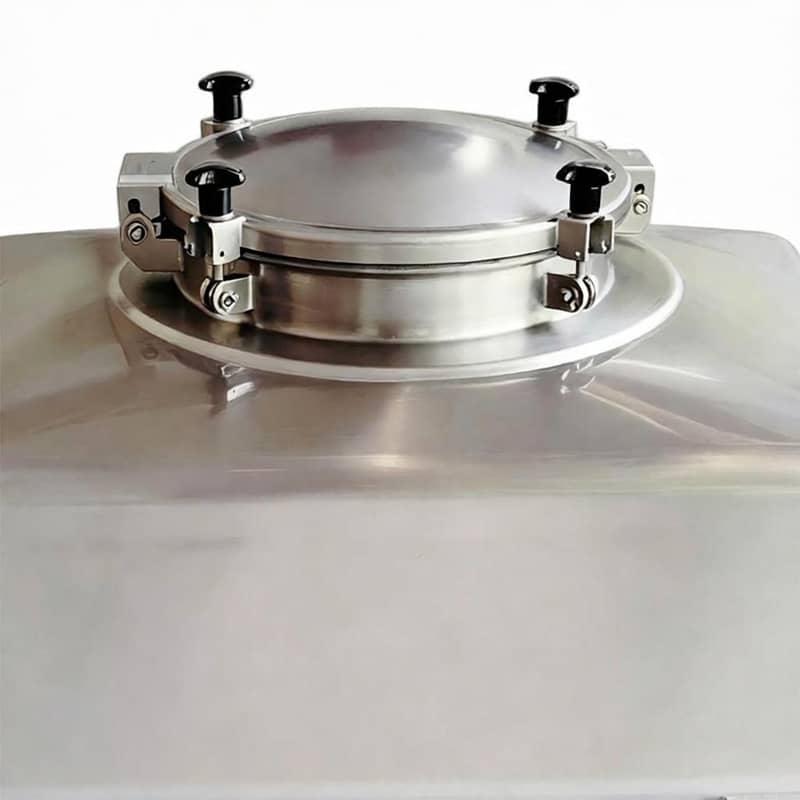 Stainless steel IBC tank and pressure vessel container